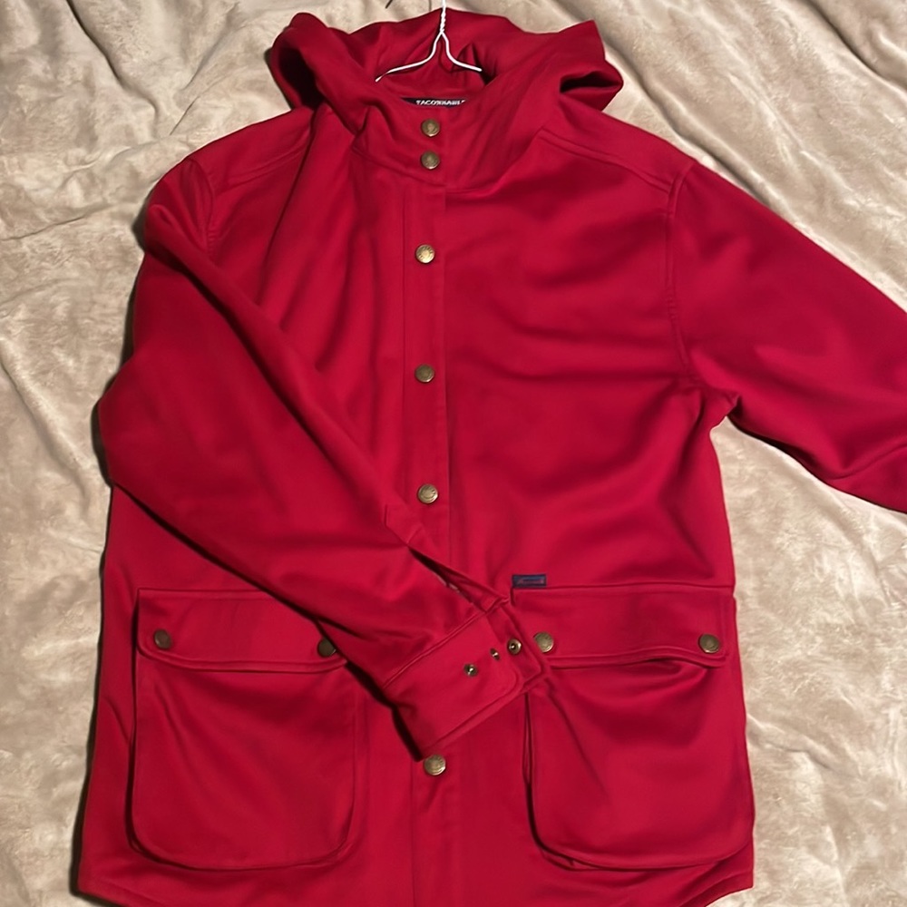 Faconnable red hooded wool jacket size M - Picture 8 of 8